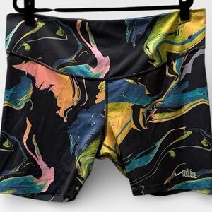 Nike Dri-FIT Biker Shorts | Women’s 3X | Abstract Marble Print